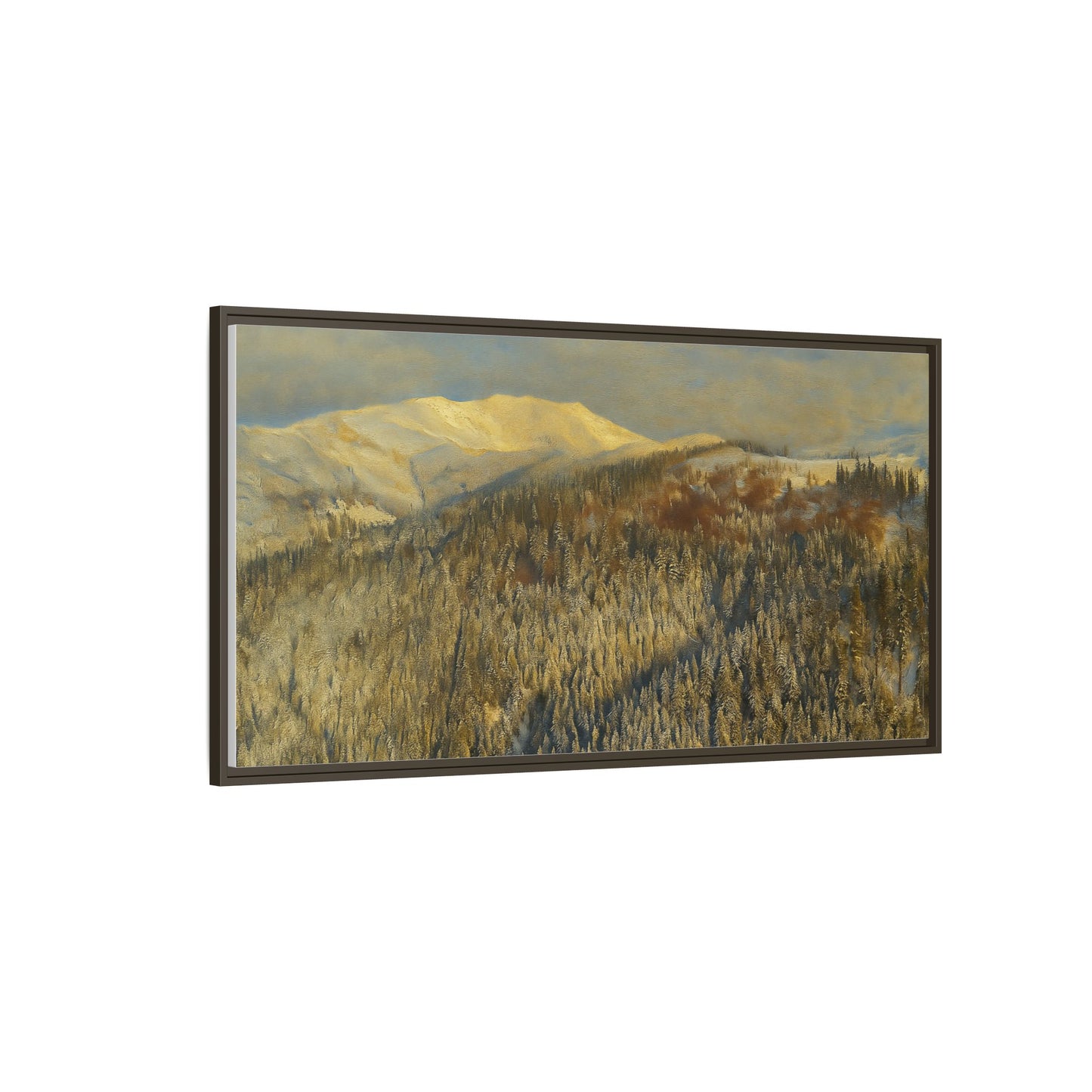 Framed Mountain Canvas Art, Perfect for Home Decor, Nature Wall Art, Gift for Nature Lovers, Cozy Atmosphere - TRV