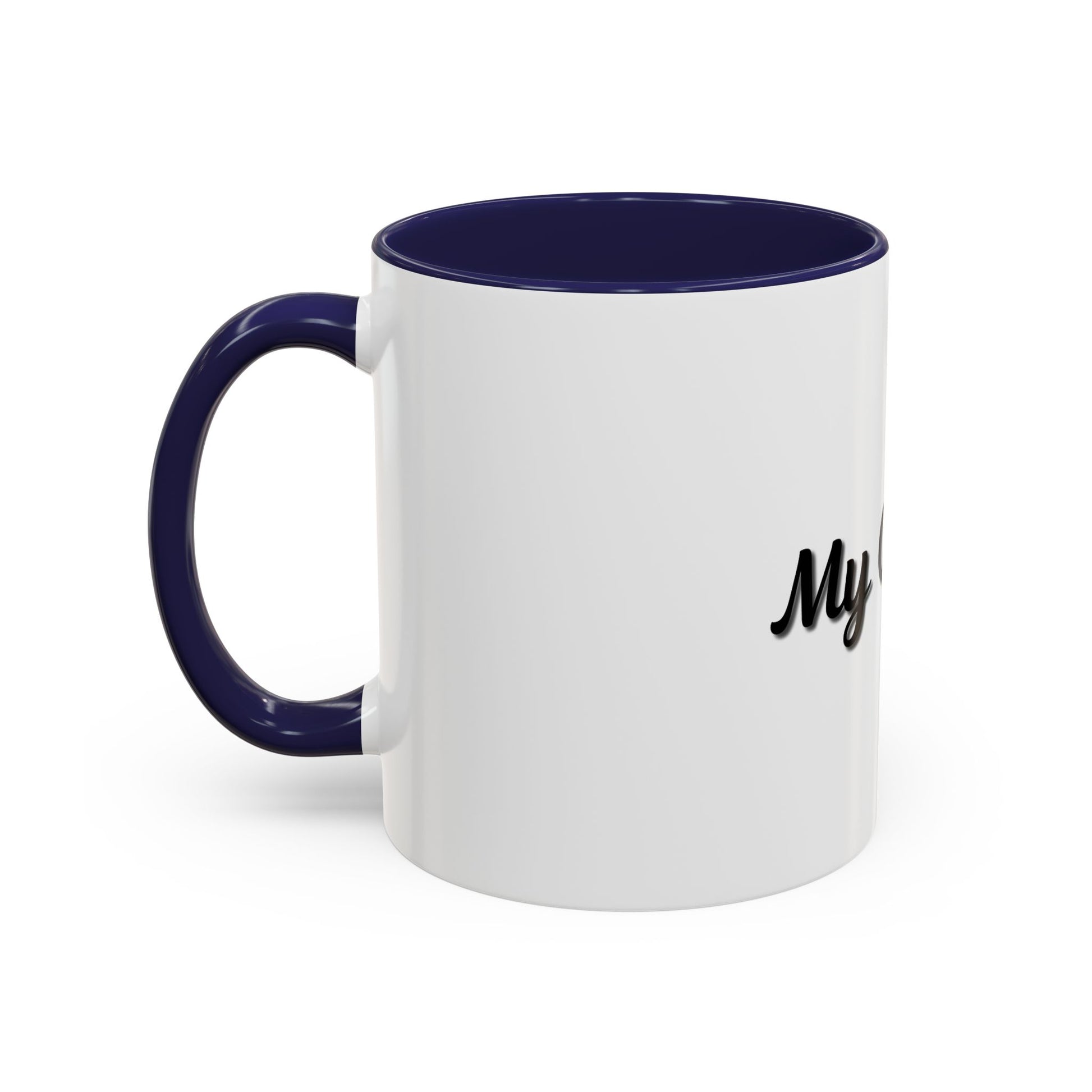 Personalized My Coffee Accent Mug - 11oz & 15oz Coffee Cups for Coffee Lovers - TRV