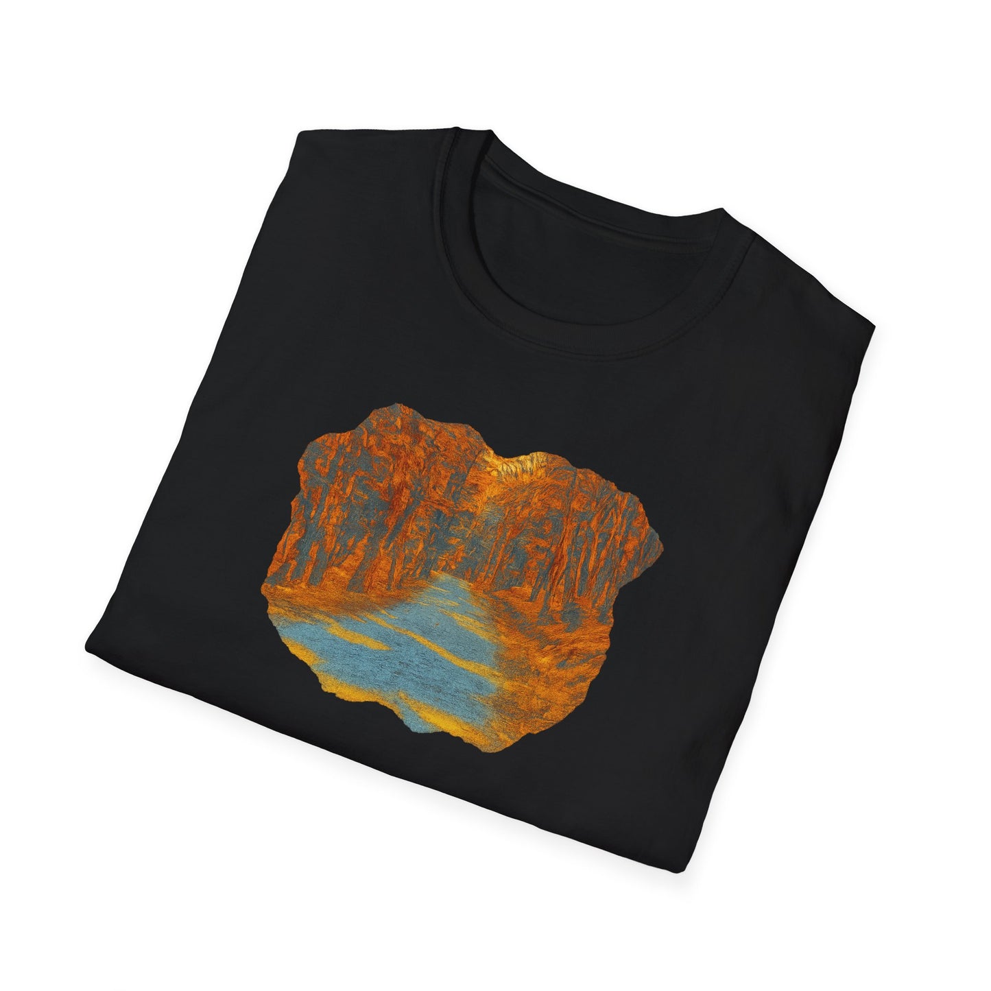 Autumn Pathway Unisex Softstyle T-Shirt, Cozy Fall Shirt, Nature Lover Tee, Scenic Route Top, Gift for Hikers, Casual Wear, Outdoor [...]