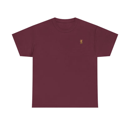 Printify cat lover T-shirt featuring a cute brown kitten graphic on a casual cotton tee.