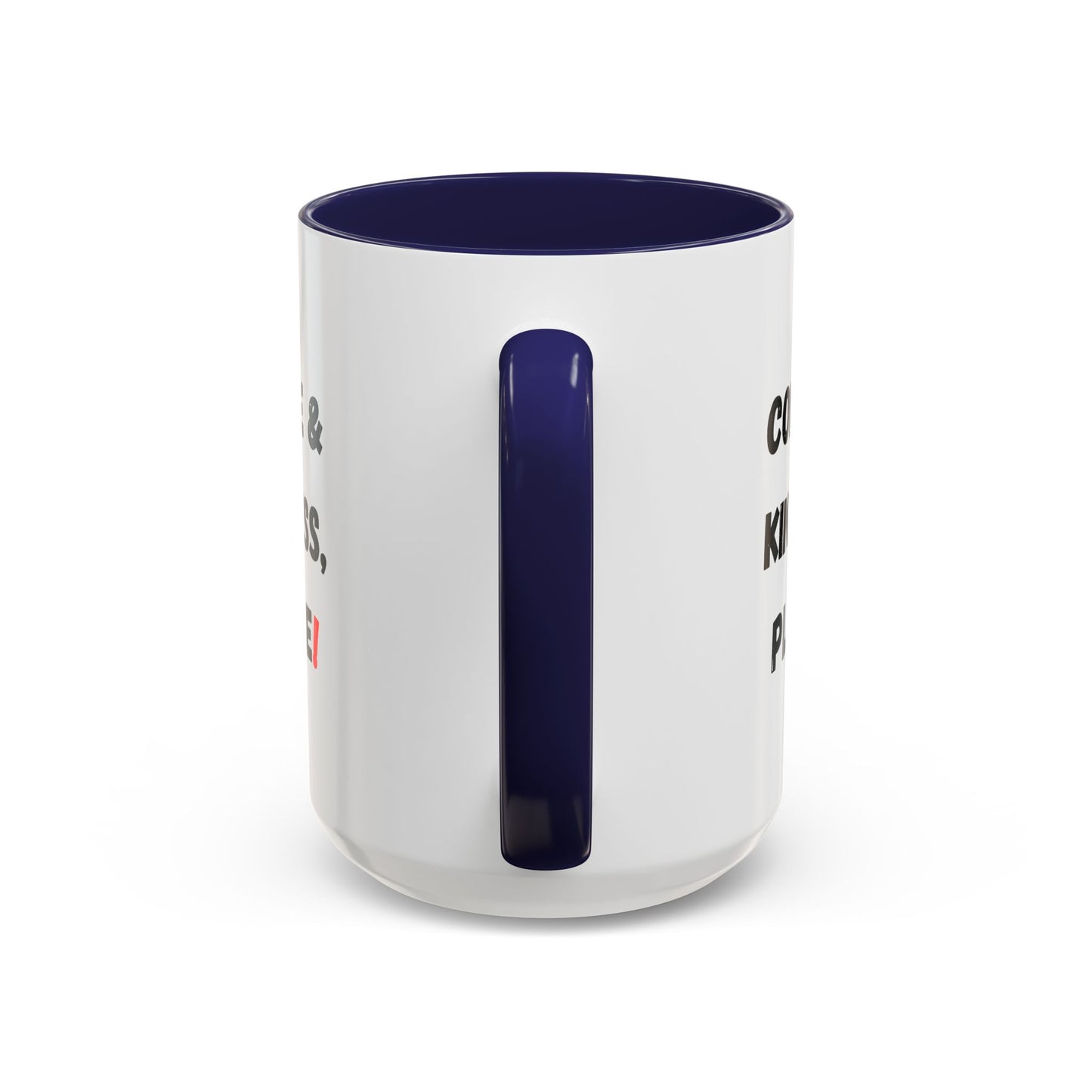 Coffee & Kindness Mug - Inspirational Coffee Cup, Gift for Friends, Office Decor, Encouragement, Morning Motivation