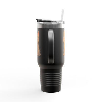 Cute Cat Insulated Travel Mug, 40oz | Perfect Pet Lover Gift | BPA-Free Drinkware, Cozy Coffee Companion, Cat-Themed Hydration