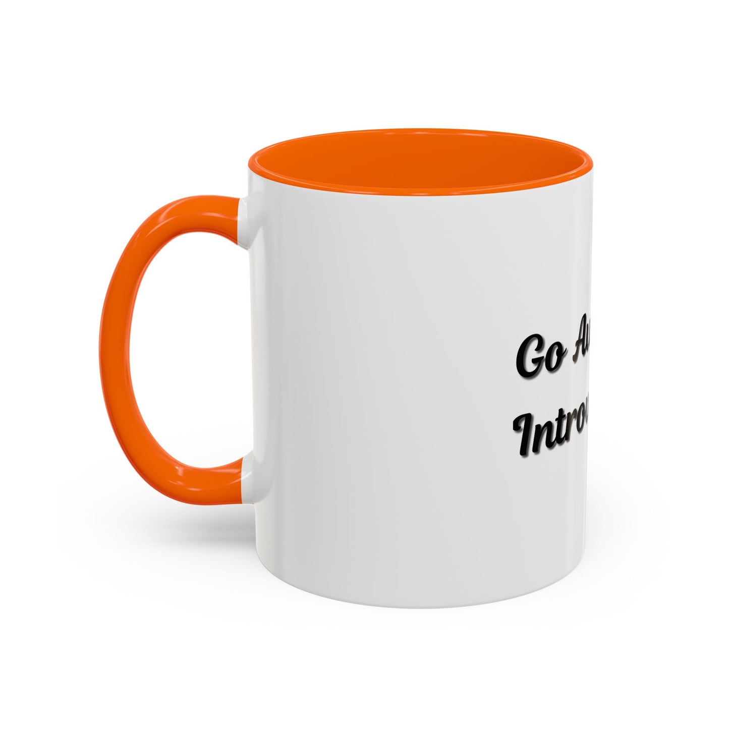 Introvert Coffee Mug - Go Away, I'm Introverting - Black Accent for Relaxing Moments - TRV