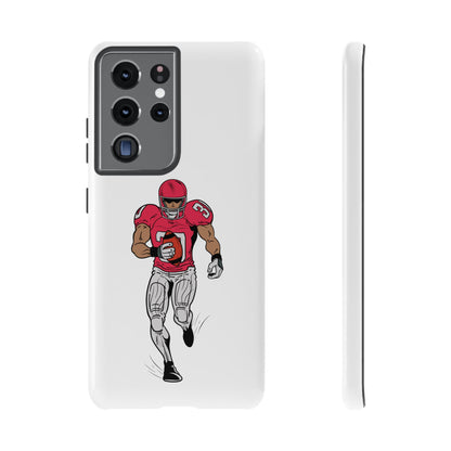 Football Player Tough Case, Sports Phone Cover, Athlete Gift, Tough Phone Case, Fall Sports, Football Lover's Accessory - TRV