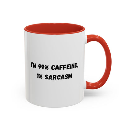 Sarcastic Coffee Mug - Funny Gift for Coffee Lovers, Black and White Accent Mug, Gift for Birthdays, Office Humor, Caffeine Enthusiasts