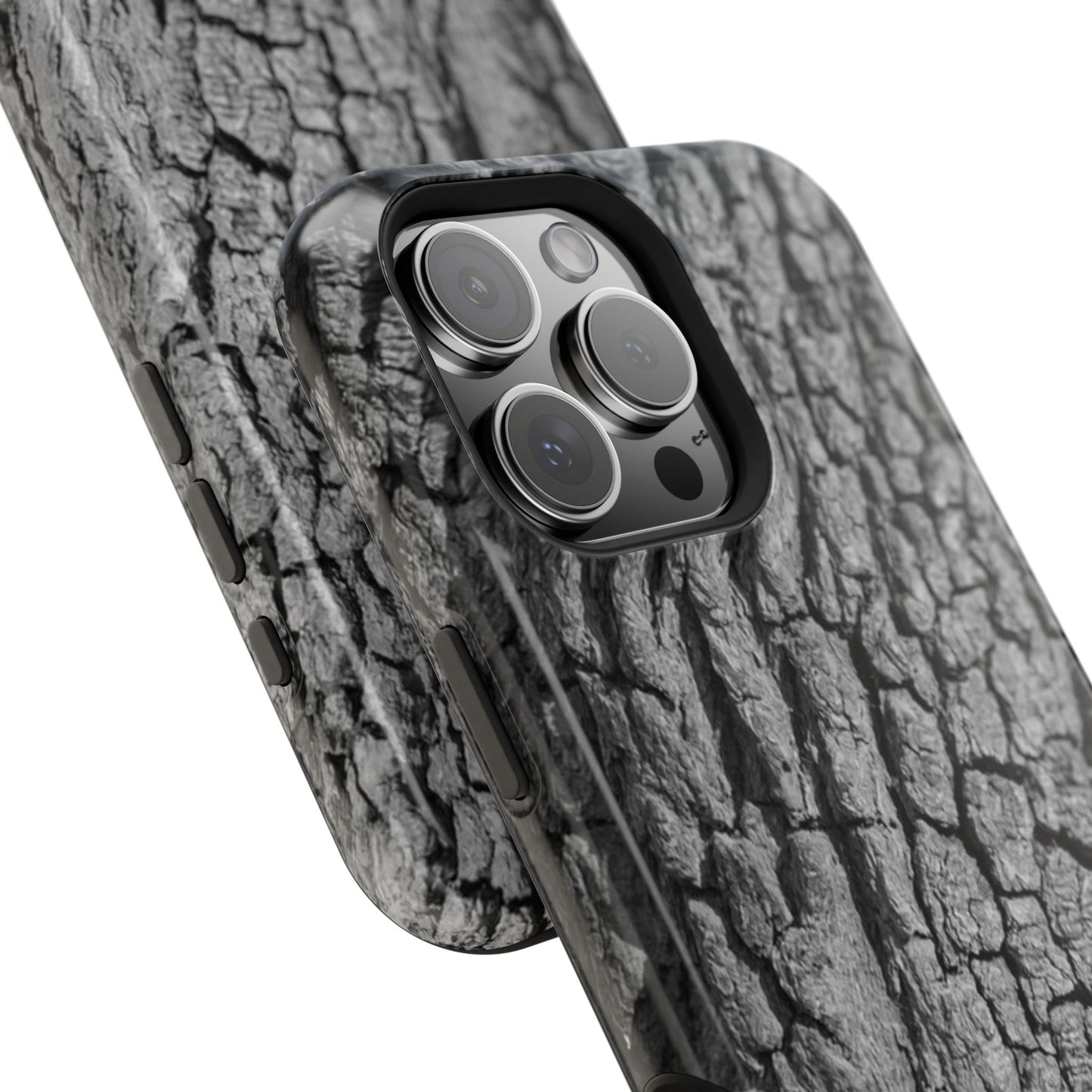 Bark Texture Magnetic Impact Phone Case