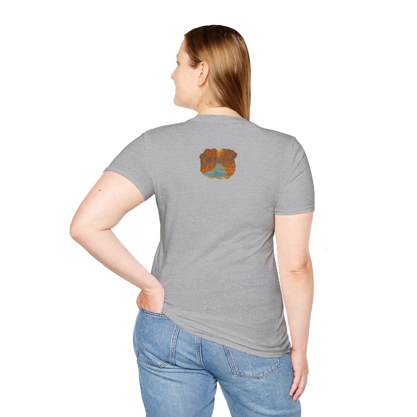 Autumn Pathway Unisex Softstyle T-Shirt, Cozy Fall Shirt, Nature Lover Tee, Scenic Route Top, Gift for Hikers, Casual Wear, Outdoor [...]