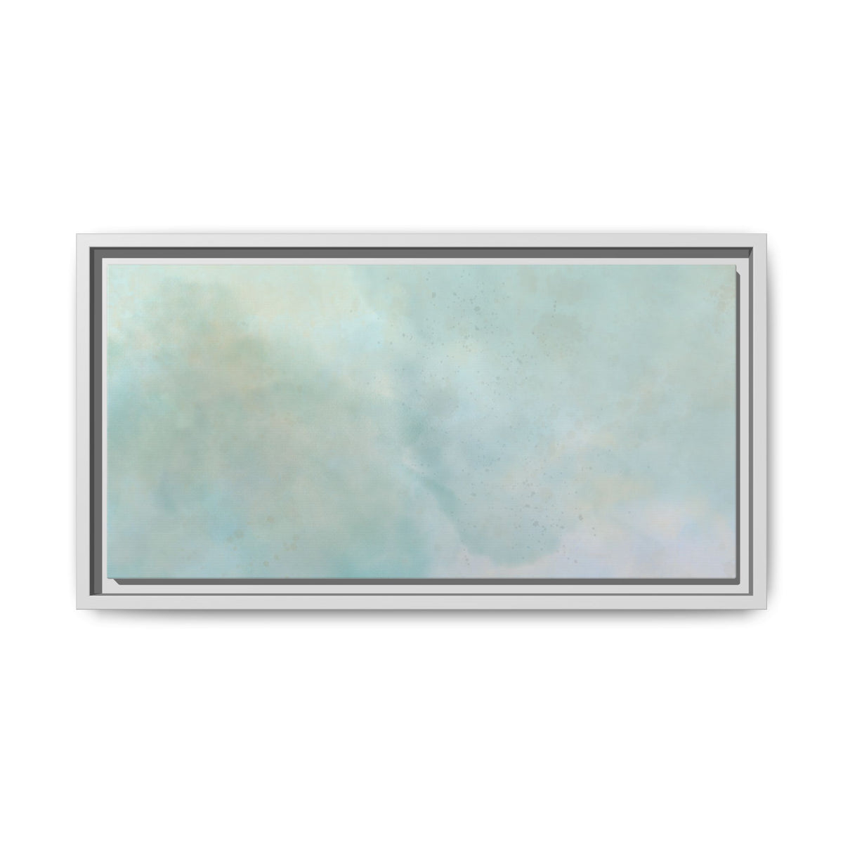 Soft abstract pastel watercolor design printed on matte canvas, ideal for home decor by Printify.