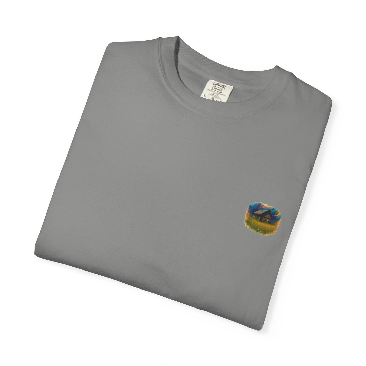Rustic Landscape T-shirt | Relaxed Fit Tee, Casual Wear, Nature Lover Gift, Summer Outing Top, Eco-Friendly Apparel - TRV