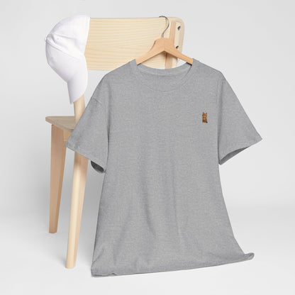 Brown kitten graphic cat lover T-shirt from Printify, featuring a cute feline design on a casual T-shirt.
