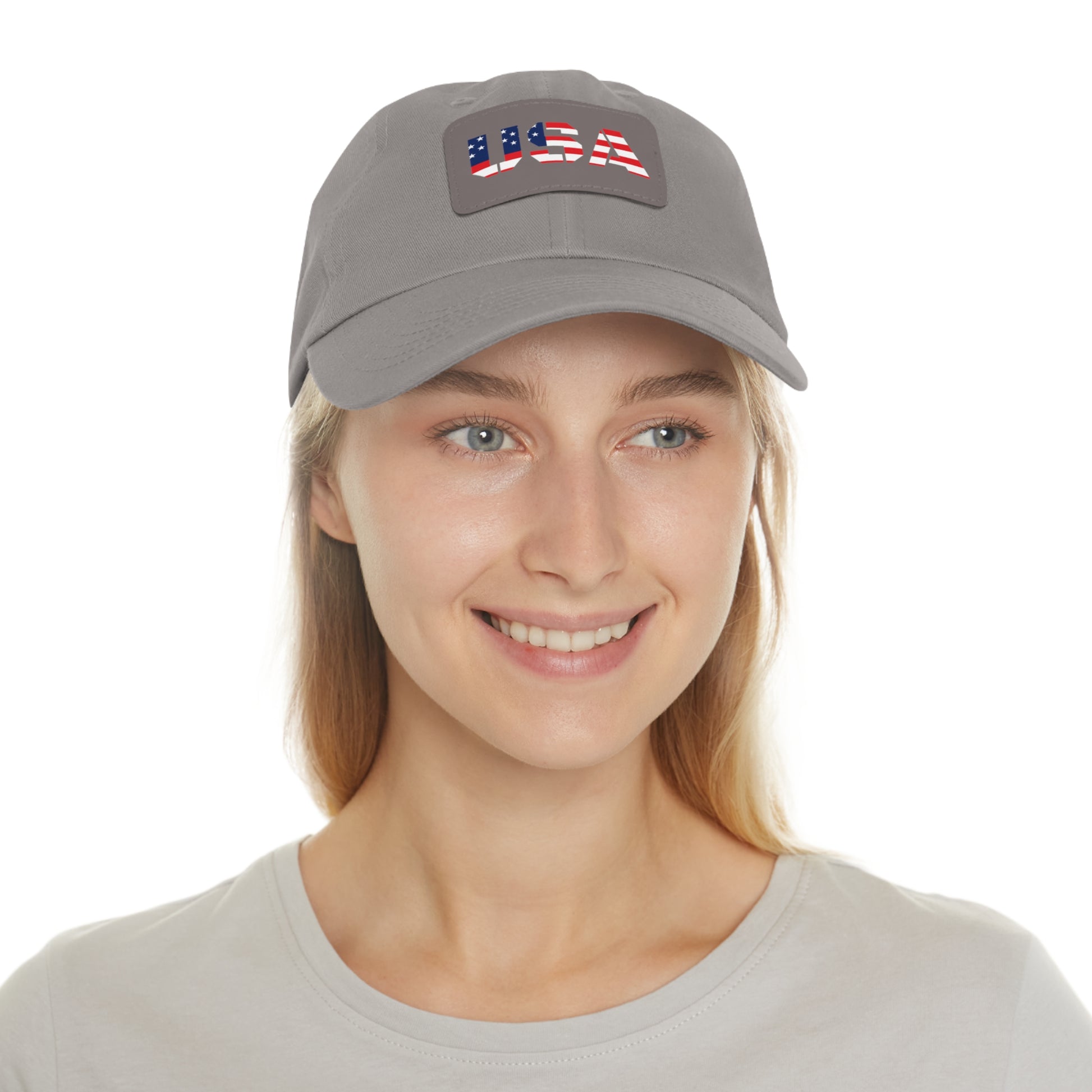 Dad Hat with USA Leather Patch - TRV