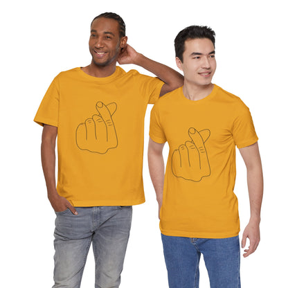Minimalist Hand Sign Unisex Tee | Casual Everyday Wear | Perfect for Gift Givers