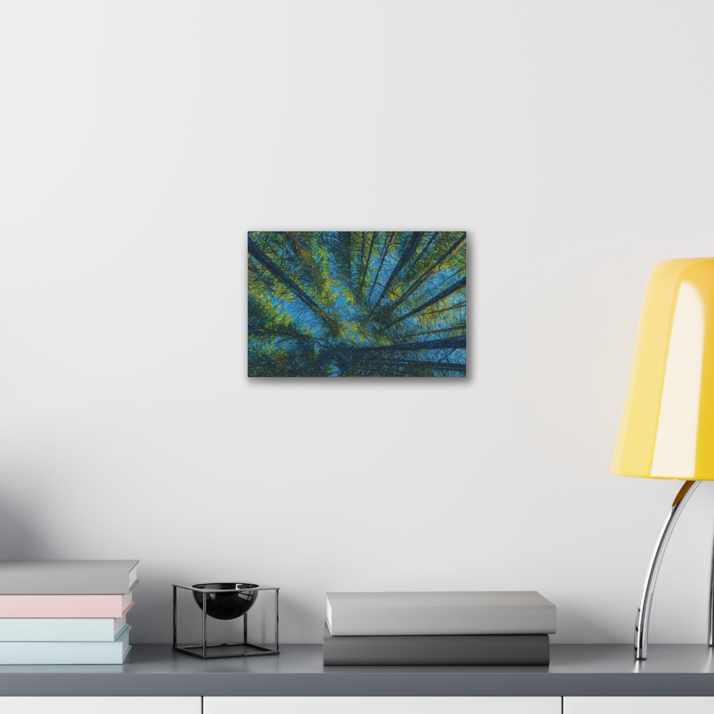 Canvas Wall Art, Forest Perspective Print, Nature Decor, Home & Office Art, Rustic Wall Hanging, Tree Art for Nature Lovers - TRV