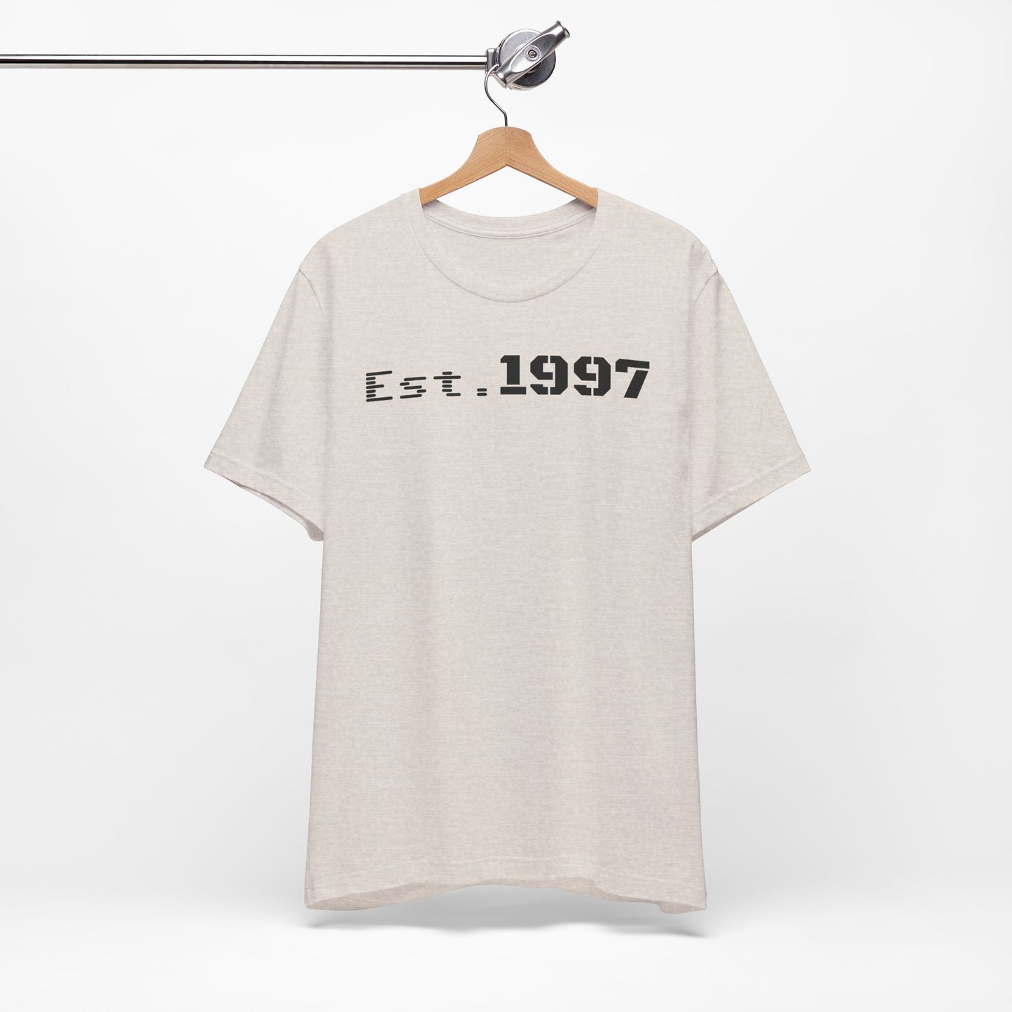Vintage Est. 1997 Unisex Tee, Gift for Birthdays, Celebrations, Casual Wear, Retro Fashion, Cool Graphic T-Shirt - TRV