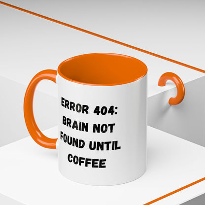 Error 404 Coffee Mug - Perfect for Your Daily Brew, Gift for Programmers, Humor for Coffee Lovers, Office Desk Decor, Nerdy Kitchenware