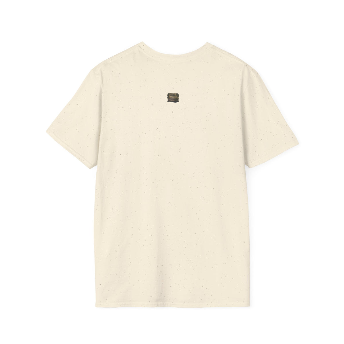 Vintage forest landscape T-shirt by Printify featuring a nature pathway design on a comfortable cotton tee.