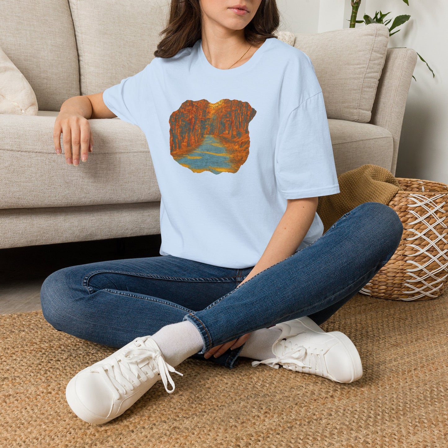 Autumn Pathway Unisex Softstyle T-Shirt, Cozy Fall Shirt, Nature Lover Tee, Scenic Route Top, Gift for Hikers, Casual Wear, Outdoor [...]