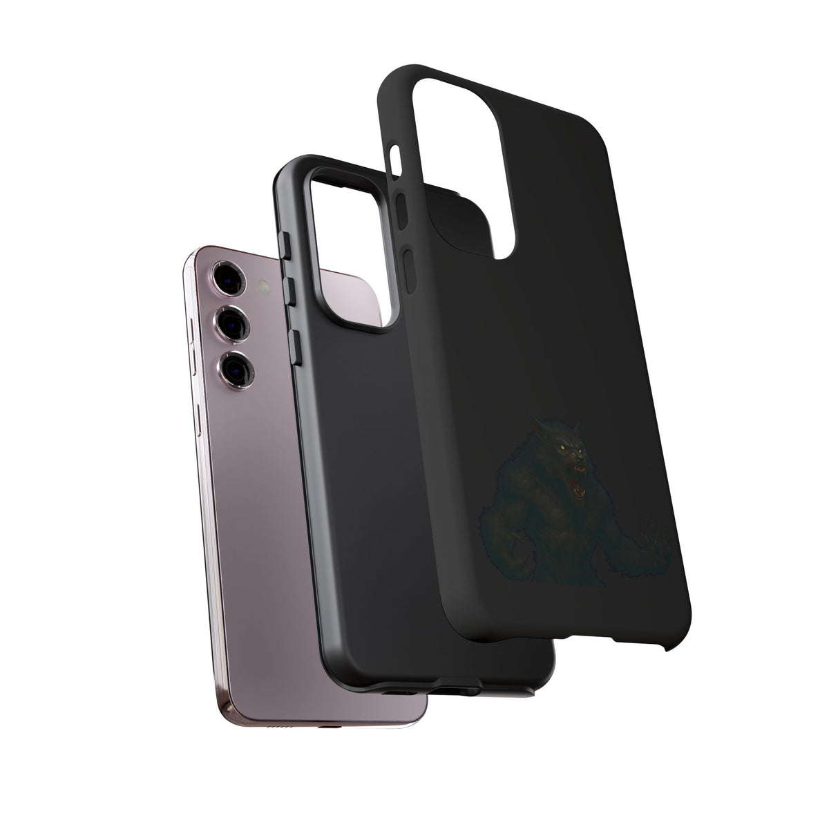 Werewolf Phone Case, dark monster graphic tough protective case - view 125