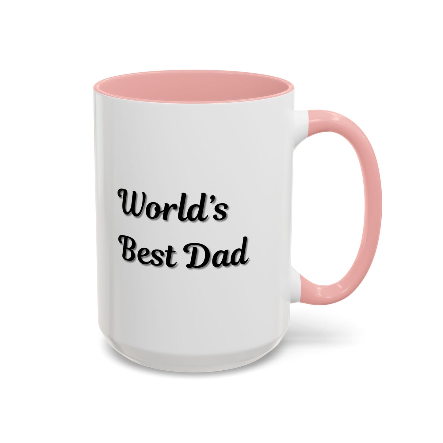 Father's Day Accent Mug, Best Dad Coffee Cup, Father's Day Gift, Novelty Mug, Ceramic Mug, Father's Day Present