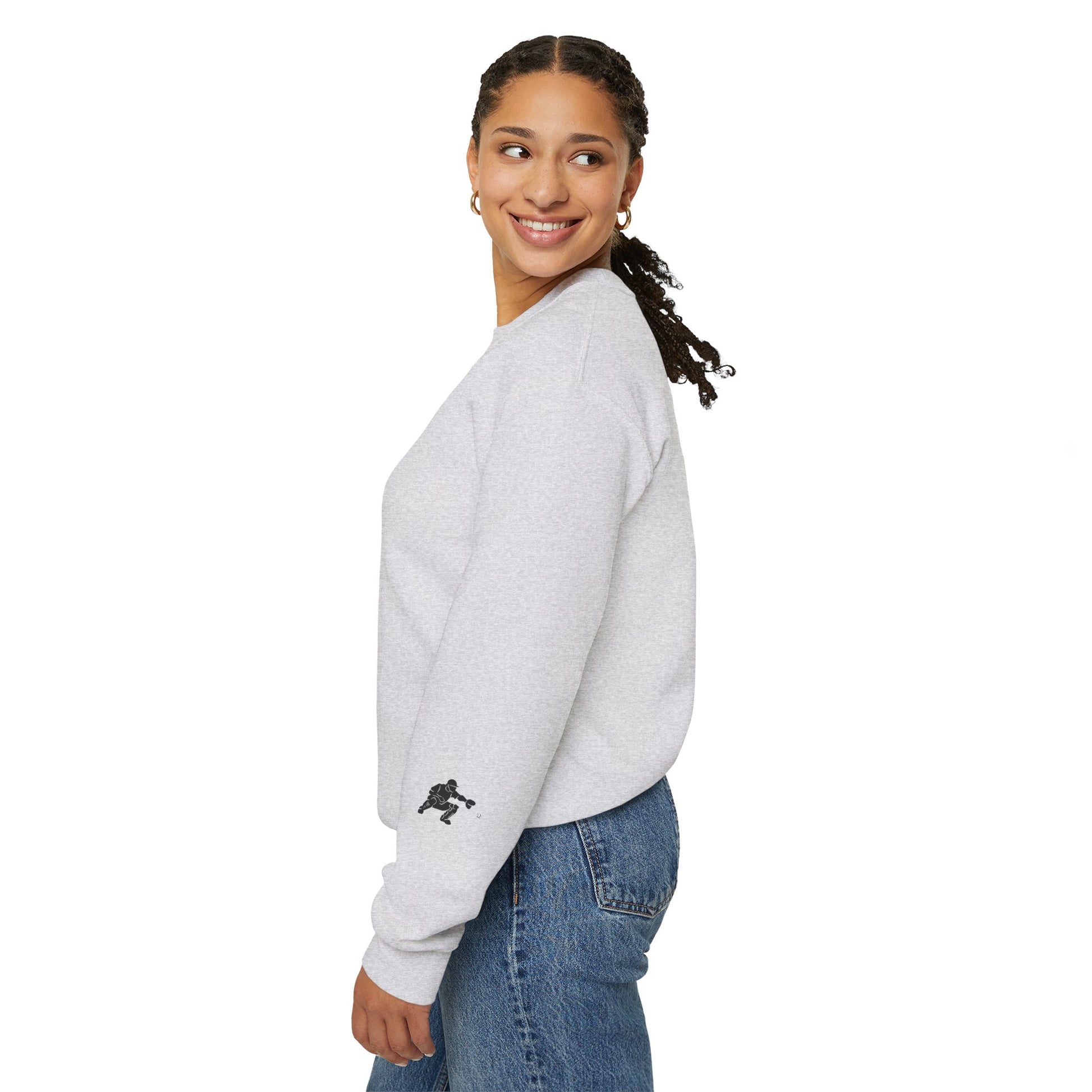 Baseball Catcher Crewneck Sweatshirt | Unisex Sports Apparel | Perfect for Game Days, Gifts, and Casual Wear | Baseball Lover's Gift - TRV