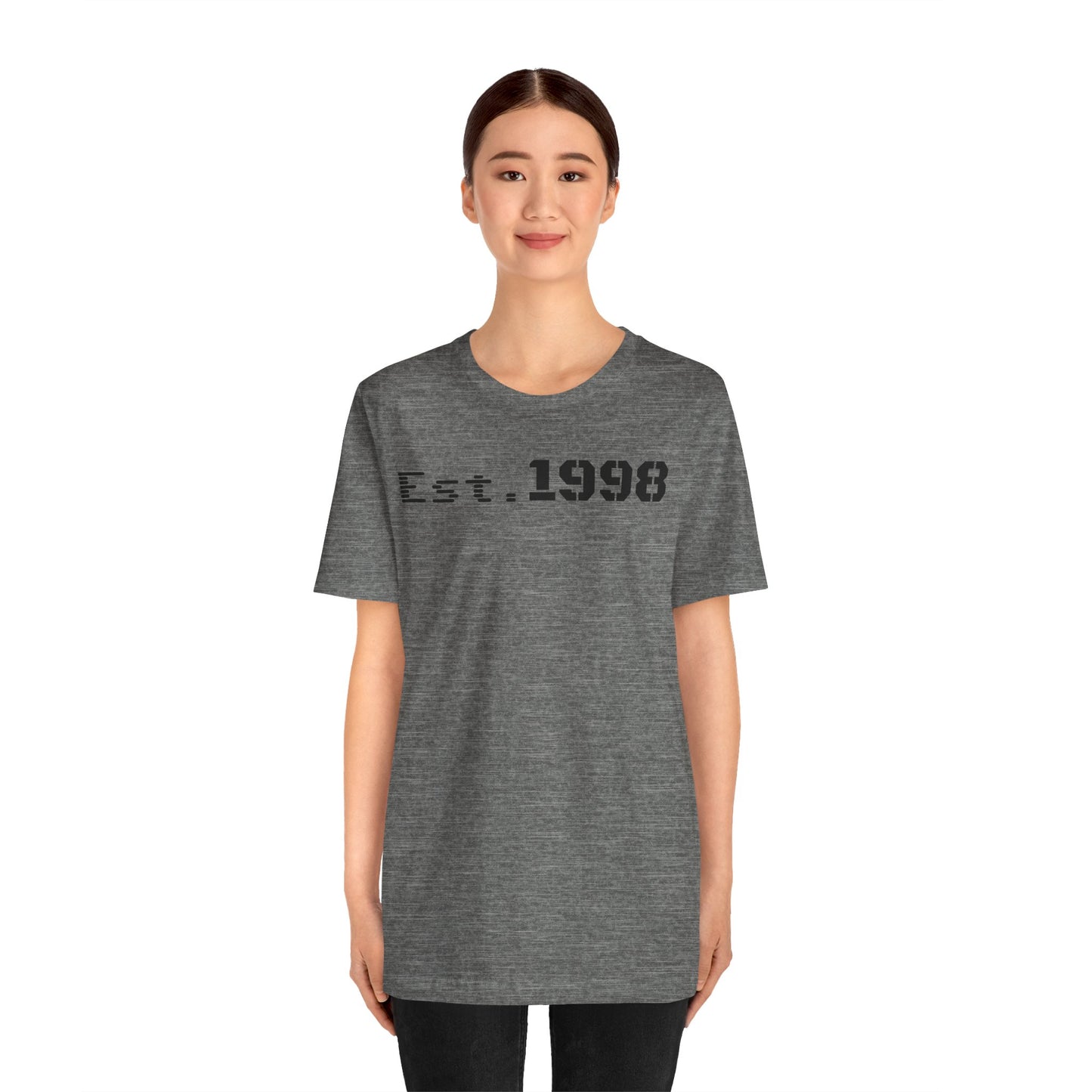 Vintage Est. 1998 Tee - Retro Unisex Shirt for Birthdays, Gifts, Everyday Wear, Casual Style, Nostalgia - TRV