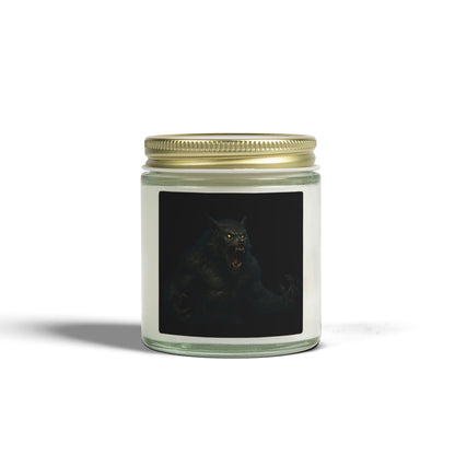 Mystical Creature Scented Candle, Hand-Poured Coconut Apricot Wax, Home Decor, Unique Gift, Halloween, Relaxation, Aromatherapy