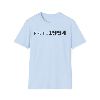 Est. 1994 Unisex Softstyle T-Shirt, Vintage Tee for Birthdays, Retro Gift, Casual Wear, Trendy Soft Shirt