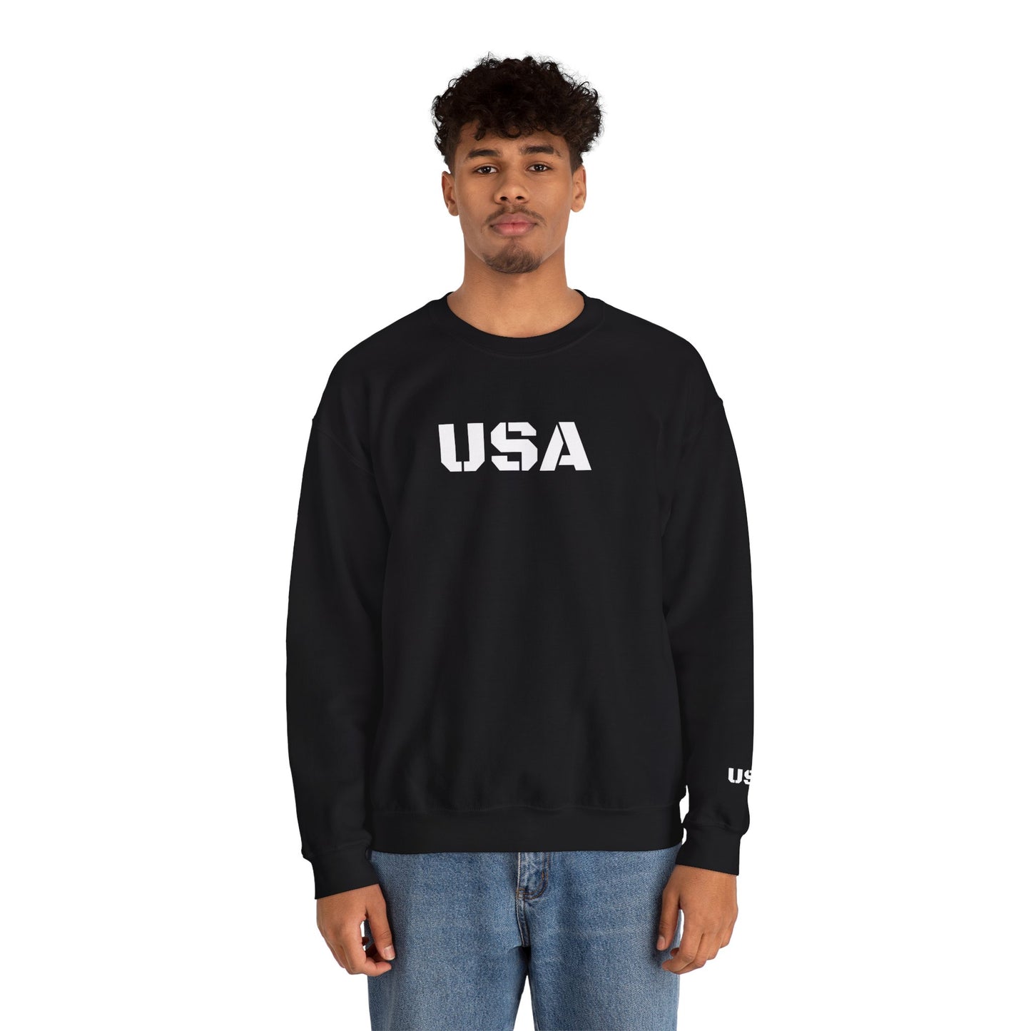 Cozy USA Unisex Crewneck Sweatshirt | Perfect Layering Piece for Every Season | Great Gift for Him/Her | Trendy Style for Casual Outings