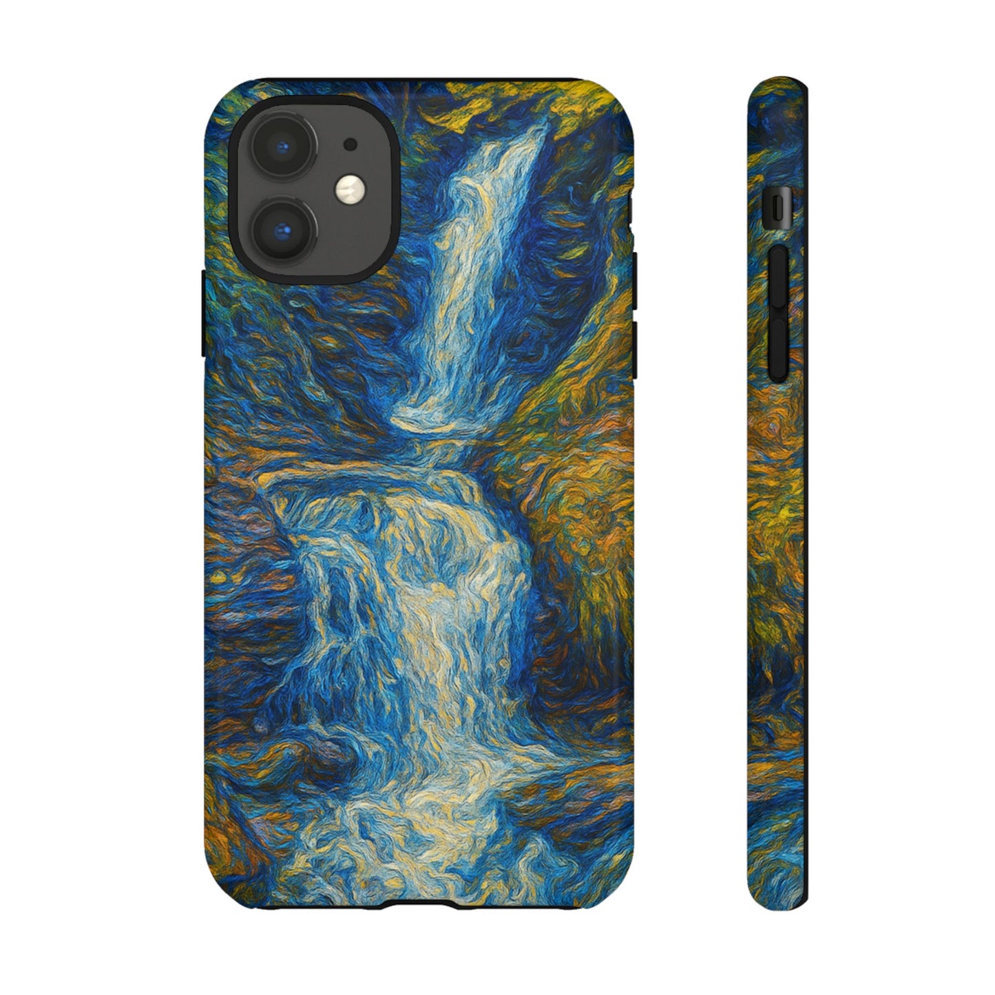 Artistic Phone Case - Waterfall Design, Unique Gift, Phone Accessory, Nature Lover, Original Artwork - TRV