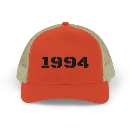 Vintage 1994 Snapback Trucker Cap, Retro Hat, Streetwear Accessory, Gift for Dad/Birthday/Graduation, Casual Outfit - TRV