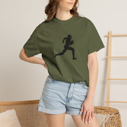 Football Player Graphic Unisex T-Shirt, Casual Sports Tee, Gift for Athletes, Workout Shirt, Everyday Wear, Unique Running Apparel
