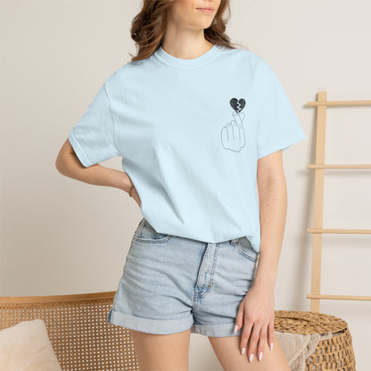 Heartbreak Unisex Garment-Dyed T-Shirt - Trendy Casual Tee for Self-Expression