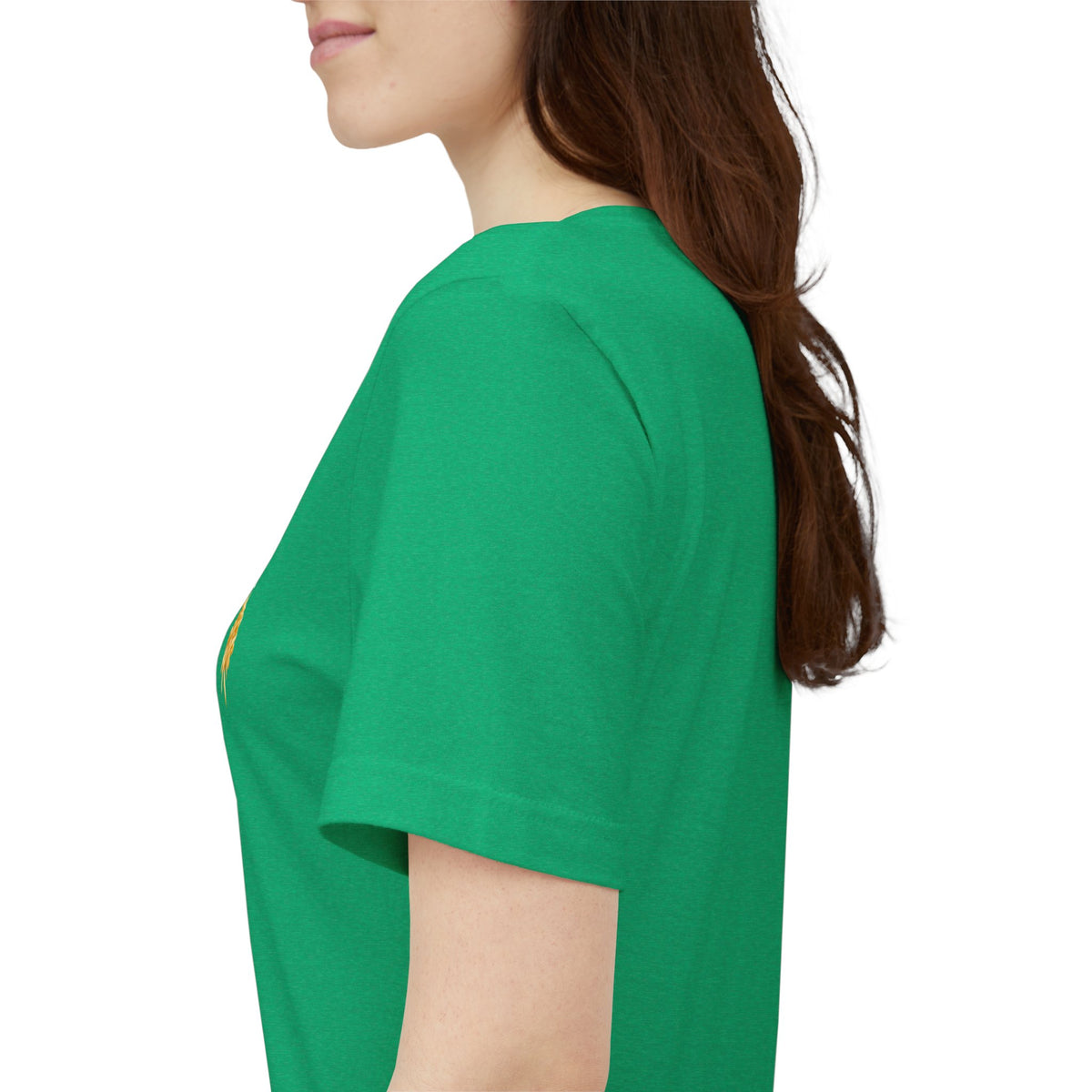 Unisex graphic T-shirt featuring a humorous 69 and French fries design, made by Printify, displayed on a white background.