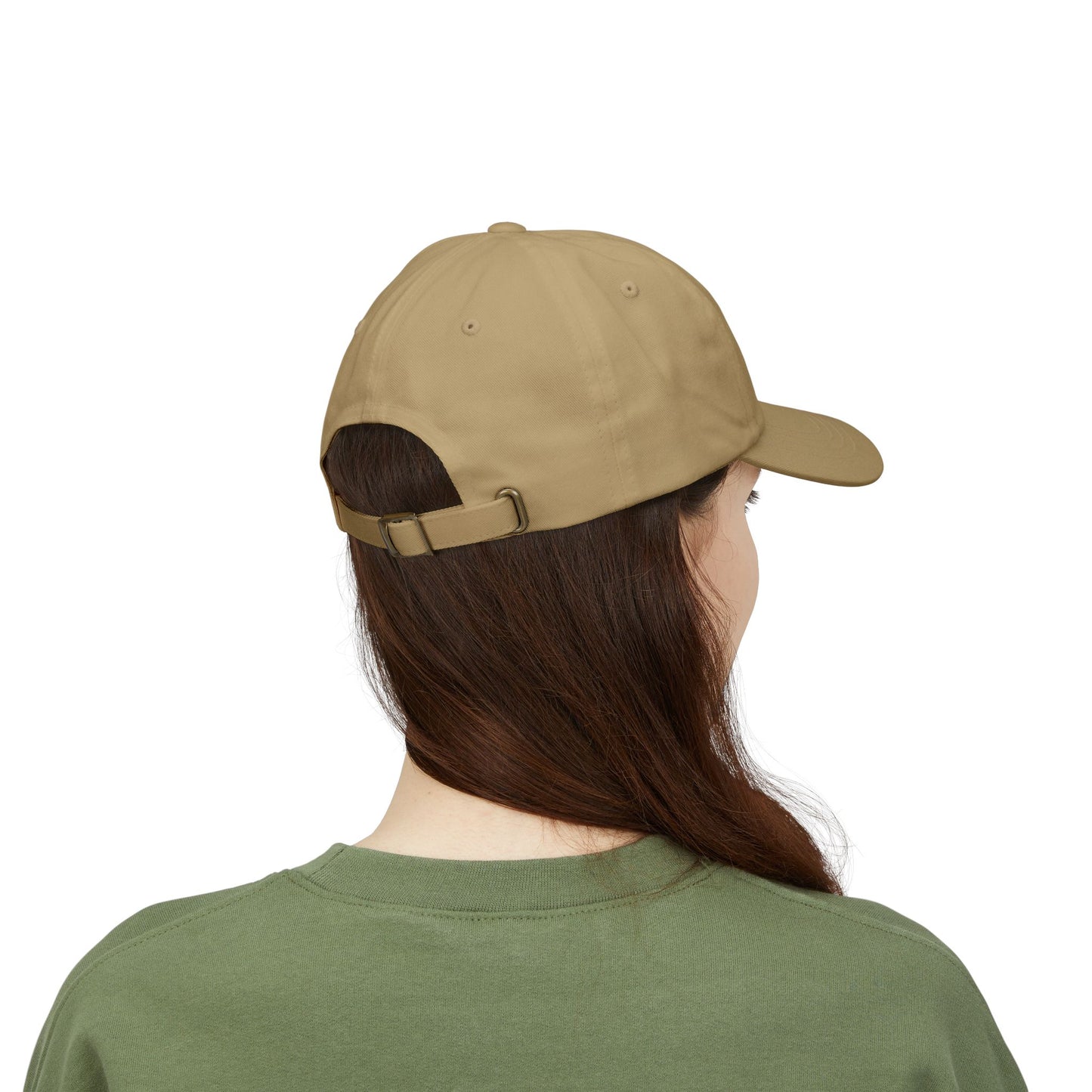 Dad Cap — "My anxiety has anxiety" Embroidered White Baseball Hat