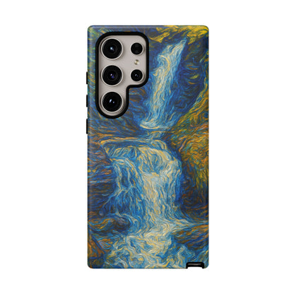 Artistic Phone Case - Waterfall Design, Unique Gift, Phone Accessory, Nature Lover, Original Artwork - TRV
