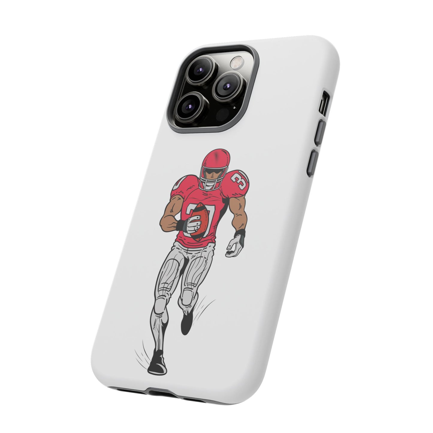 Football Player Tough Case, Sports Phone Cover, Athlete Gift, Tough Phone Case, Fall Sports, Football Lover's Accessory - TRV