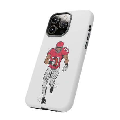 Football Player Tough Case, Sports Phone Cover, Athlete Gift, Tough Phone Case, Fall Sports, Football Lover's Accessory - TRV