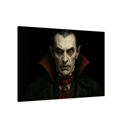 Vampire Portrait Canvas Wall Art – Gothic Dracula Matte Stretched Print