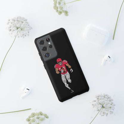 Tough Cases for Football Lovers, Personalized Sports Phone Case, Athletic Gift, Back to School, Custom Phone Cover - TRV