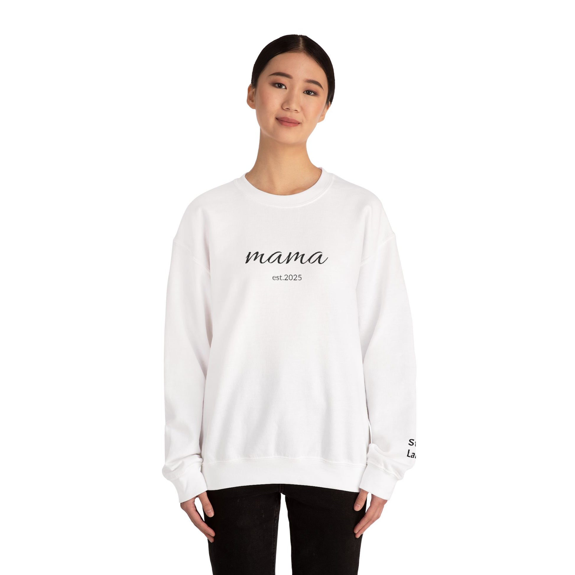 mama sweatshirt | simple script mom pullover - TRV