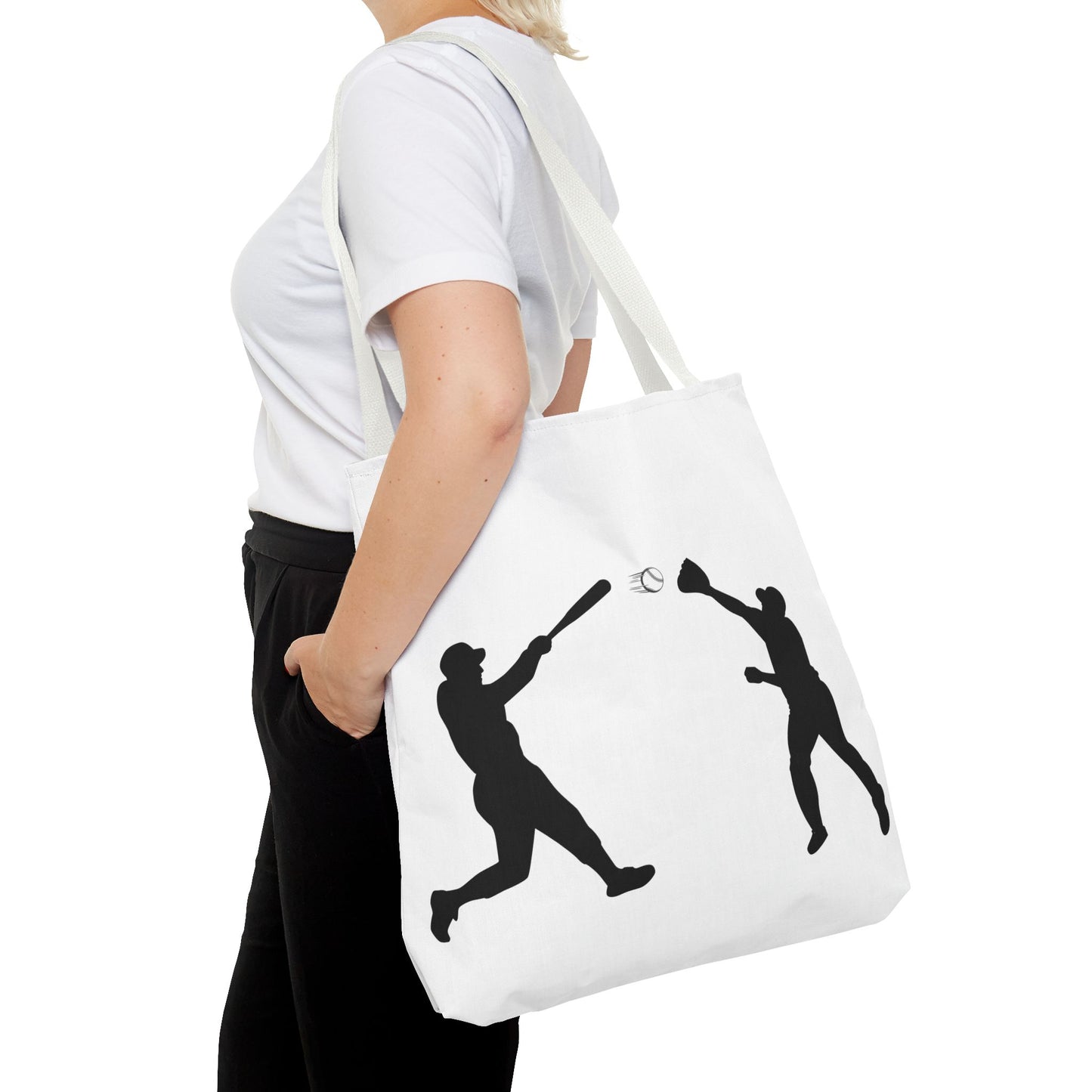 Baseball Tote Bag, Perfect for Sports Fans, Great Gift for Players, Ideal for Game Days, Accessory for Summer Outings - TRV