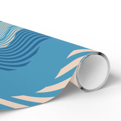 Blue Plaid Wrapping Paper Roll – Classic Plaid Gift Wrap for Birthdays & Holidays