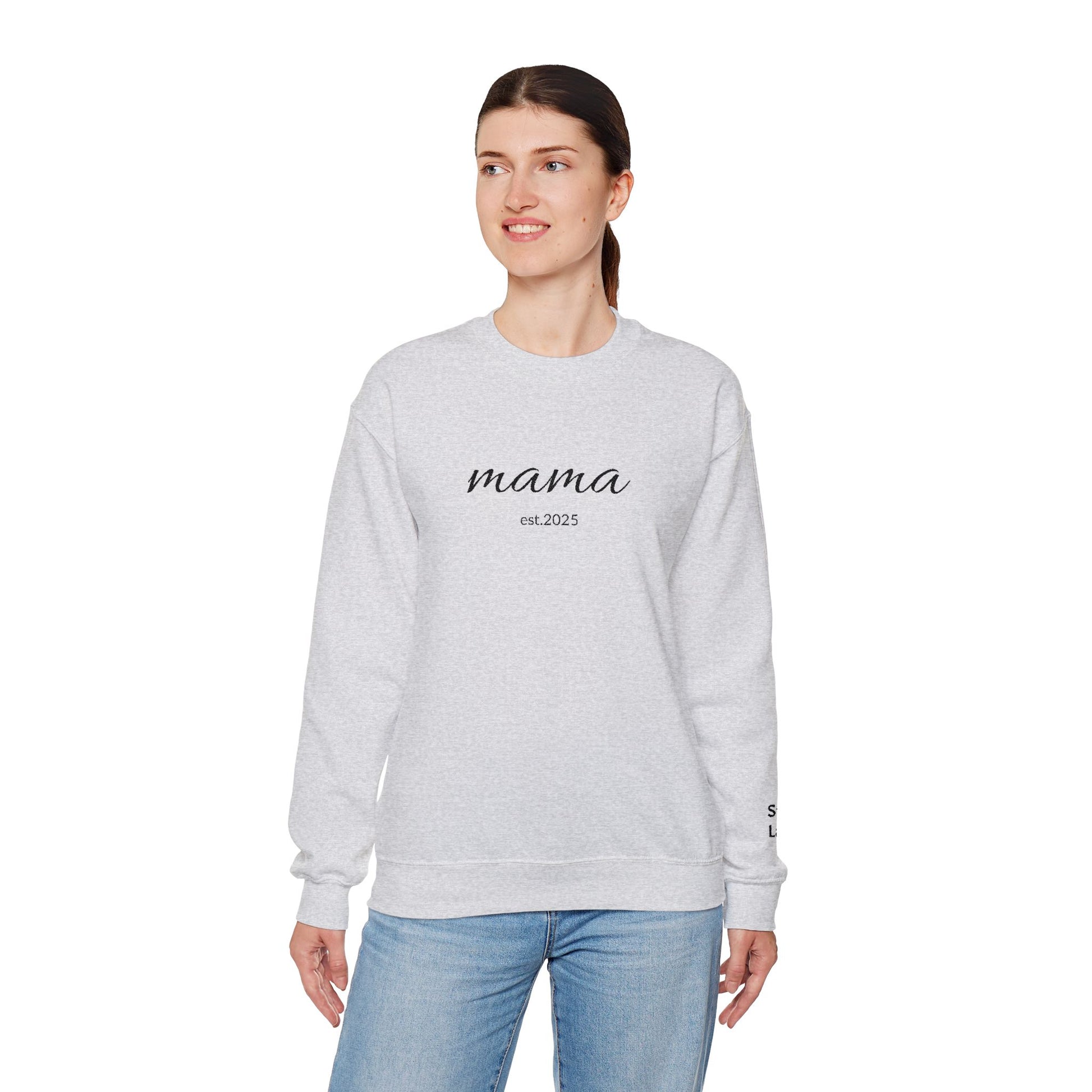mama sweatshirt | simple script mom pullover - TRV