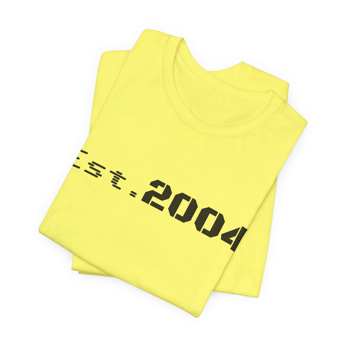 Minimal vintage Est. 2004 T-shirt by Printify featuring a simple graphic and classic design on a casual cotton tee.