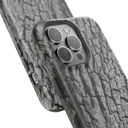 Bark Texture Magnetic Impact Phone Case