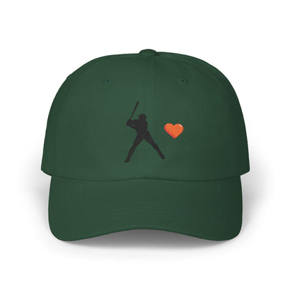 Baseball Love Dad Cap - Perfect Gift for Sports Dads, Father's Day, Casual Wear, Summer Style, Stylish Baseball Hat - TRV