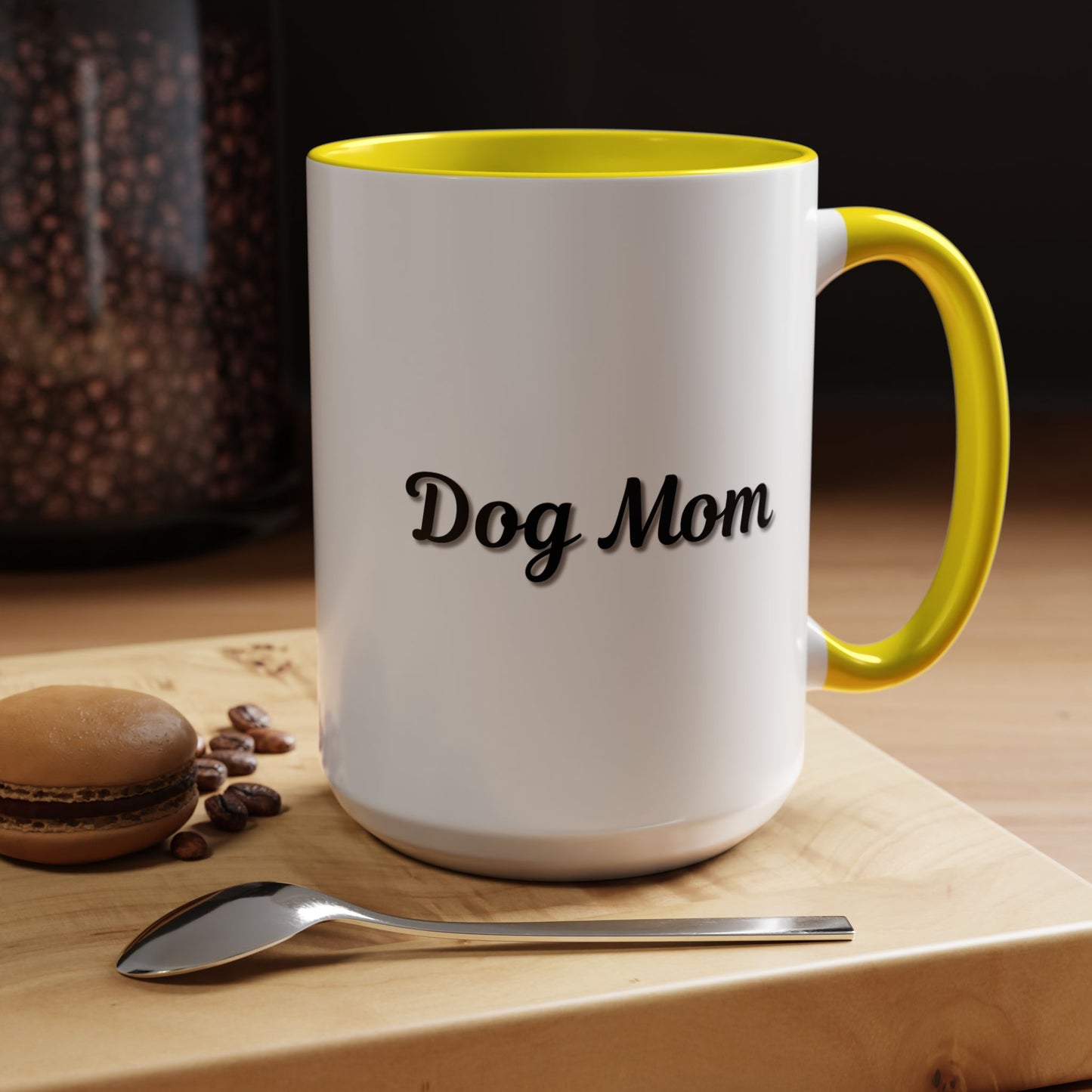 Dog Mom Accent Coffee Mug - Perfect Gift for Pet Lovers