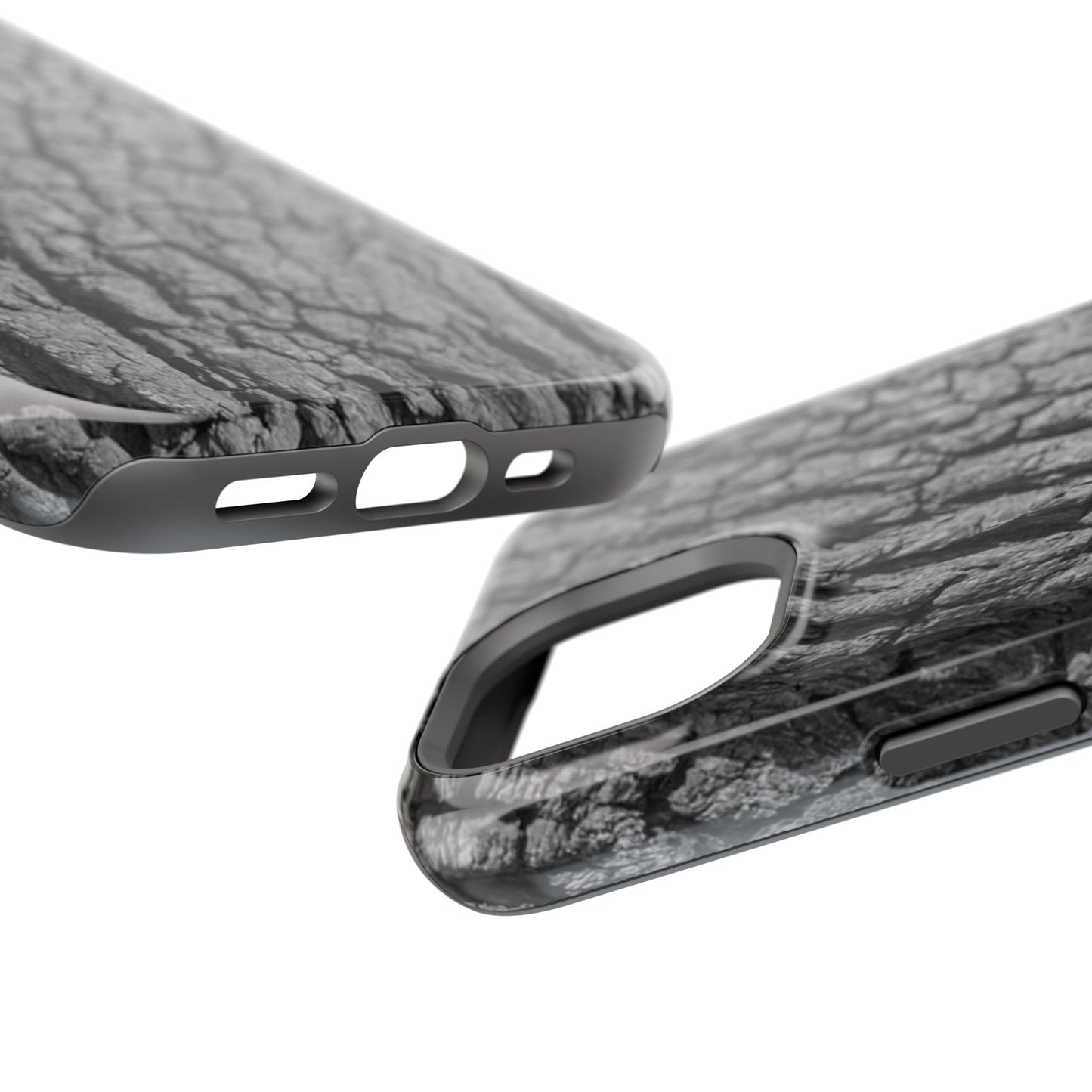 Bark Texture Magnetic Impact Phone Case