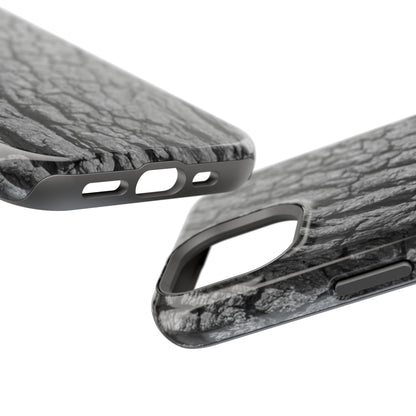 Bark Texture Magnetic Impact Phone Case
