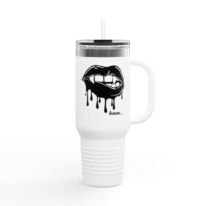 Stylish Insulated Travel Mug - 40oz with Edgy Design for Coffee Lovers